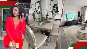 Mungai Eve Brags about Finding Peace, Flaunts Fancily Decorated Apartment