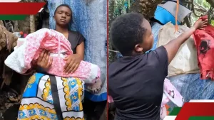Nakuru Woman Living in Bush with Newborn after Lover Ditched Her: “Alienda Na Kila Kitu”