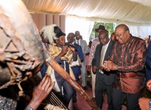 Uhuru attends wedding of Ex-CS Matiangi’s daughter