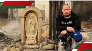 California Wildfires: Statue of Biblical Mary Remains Standing Amid Charred Ruins