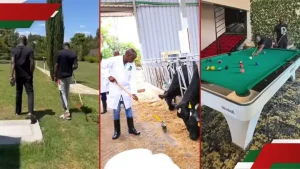 Oscar Sudi’s Expansive Kapseret Home with Gym, KSh 919k Pool Table