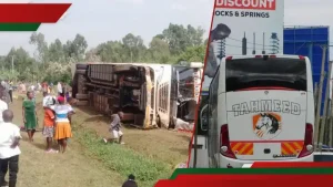 Migori: 1 Killed, Several Injured as Tahmeed Bus En Route to Mombasa Crashes