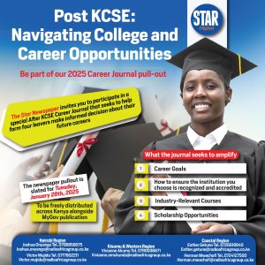 Post KCSE: Navigating college and Career Opportunities