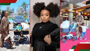 Milly Wa Jesus Turns Heads in Church as She Walks in with Fancy Baby Stroller