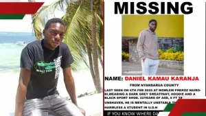 Pain as Missing UoN Student Is Found Dead in Kamulu Days after Mysterious Disappearance