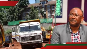 Tim Wanyonyi Stops Private Investor from Building 29-Storey Building Near School, Blames Sakaja