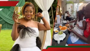 Jackie Matubia’s Ex Warms Hearts after Video of Him Lovingly Holding Thespian’s Daughter Emerges