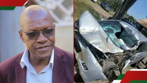 Boni Khalwale Breathes Sigh of Relief after Son Tigana Leaves Terrible Accident Scene Unscratched