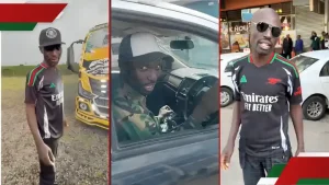 Money Fest Matatu Driver Kinara Spotted Driving Police Van: “Kuna Wakora Hapa”