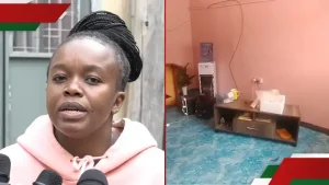 Nakuru Woman Stranded after Alleged Hired Goons Break into House, Evict Her: “Walivunja Mlango”