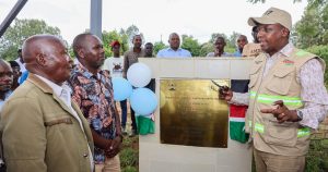 Governor Kilonzo commissions two boreholes
