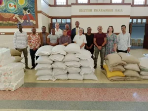 Visa Oshwal religious community donates food to St John’s Kangii High school