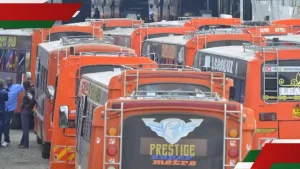 Super Metro Matatu in Accident with Range Rover: “Driver Hakua Meeting”