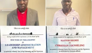 Two arrested for offering degrees without accreditation