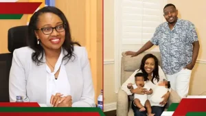 Susan Kihika: Photo of Nakuru Governor Holding Two Kids While with Hubby Emerges