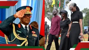 Kenyans React as Late General Ogolla’s Will Shows He Left Property Only to Wife, 2 Kids