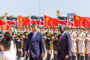 [PHOTOS] Ruto honoured with 21-gun salute in Beijing, China