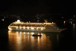 Boost for tourism as luxury ship docks with 373 visitors
