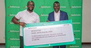 Safaricom hands over Sh1m to SOYA