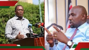 Kipchumba Murkomen Calls for Arrest of Justin Muturi after Dropping Bombshell against Ruto