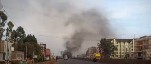 Police clear bonfire lit at Kinoo amid Gen-Z protests