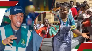 Video: Hawkers Cause Dramatic Scenes As Geoffrey Mosiria Confronts Them for Blocking Walkways