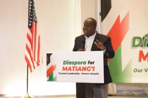 Running Kenya is not child’s play – Matiang’i tells diaspora in Texas