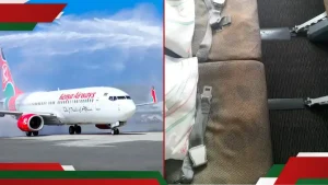 Kenya Airways Responds after X Influencer Exposes Their Beat-Up Seats: “Have Stories to Tell”