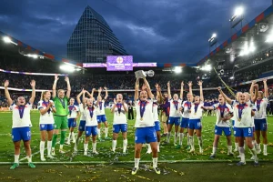 Defending champions England beat Spain on penalties to win Women’s Euro 2025