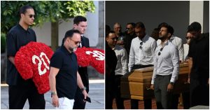 Football world mourns as Diogo Jota and brother André Silva are laid to rest