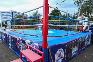Nyong’o launches boxing ring at Jaramogi Oginga Odinga Sports Ground, Kisumu