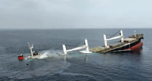 Search for survivors after Houthis sink second Red Sea cargo ship in a week