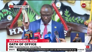 My first loyalty is to Kenyans, pledges new IEBC chair Erastus Edung