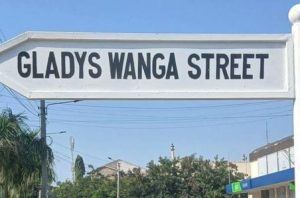 Mixed reactions as Governor Wanga names street after herself