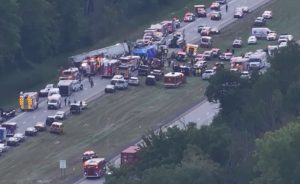 Five dead after tour bus crashes on New York highway