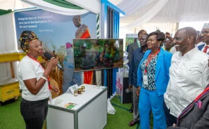 Father-Daughter Moment Steals Show at Devolution Conference as Charlene Ruto Presents to President Ruto