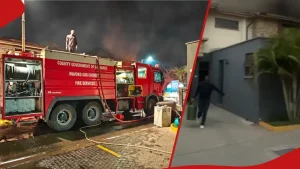 Katani Villas: Residents Forced to Flee as Fire Razes Down Multiple Houses