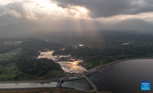 A glimpse of Memve’ele Hydroelectric Power Station in Cameroon