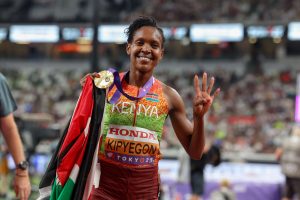 Kipyegon to chase Marathon glory after being inspired by Obiri and Hassan