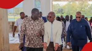Senators Restrain Boni Khalwale after He Nearly Smacks Kakamega Finance CEC: “Stop It”