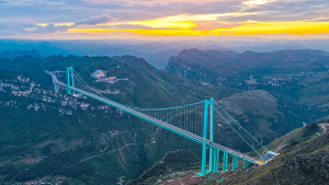 China opens world’s tallest bridge with a restaurant in the sky