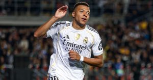 UCL: Mbappe’s hat-trick propels Real Madrid to a commanding 5-0 victory