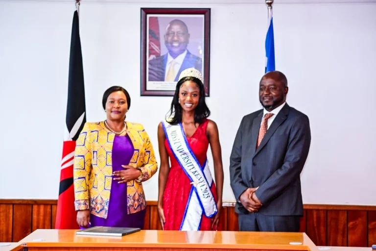 Miss University Kenya Pearl Rowe Appointed Tourism Ambassador Ahead of Global Pageant