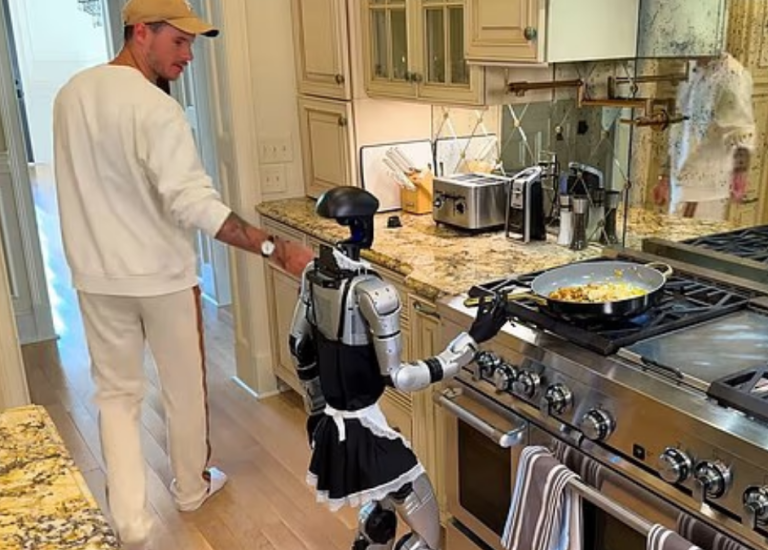 Humanoid robot loses control, turns cooking into comedy