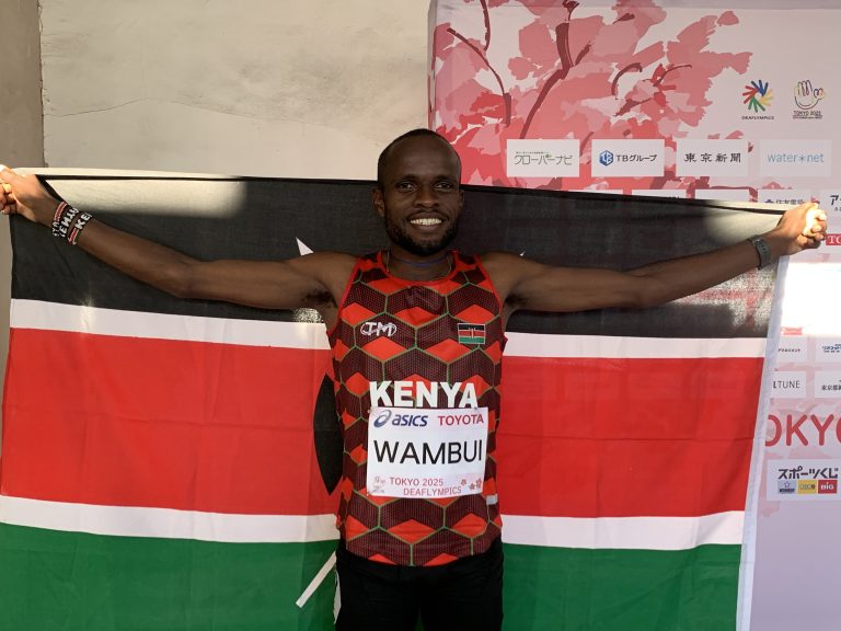 Wambui scoops Kenya’s first gold medal at 25th Deaflympics in Tokyo, Japan