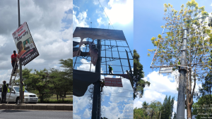 City Hall sweeps out 275 illegal billboards in tough city-wide crackdown