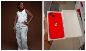 Bahati’s Baby Mama Yvette Obura Buys Daughter Mueni a Red iPhone for 10th Birthday