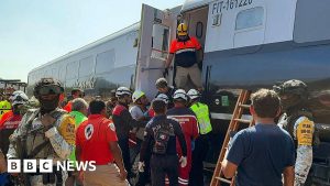 Mexico train crash kills 13 and injures almost 100