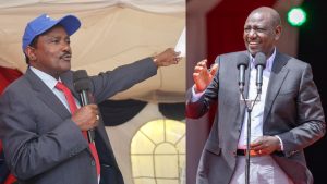 President Ruto fires back at Kalonzo over development record