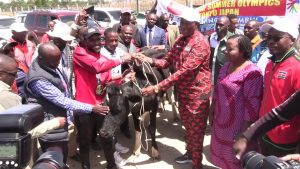 Nyandarua County welcomes the Deaflympic Champions Ian Wambui in style